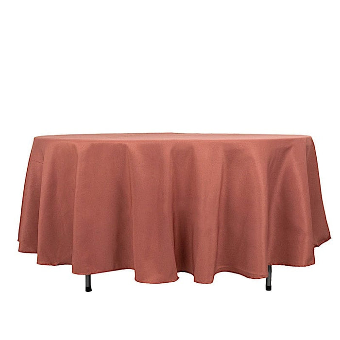 108" Premium Polyester Round Tablecloth Wedding Party Table Linens TAB_108_TERC_PRM