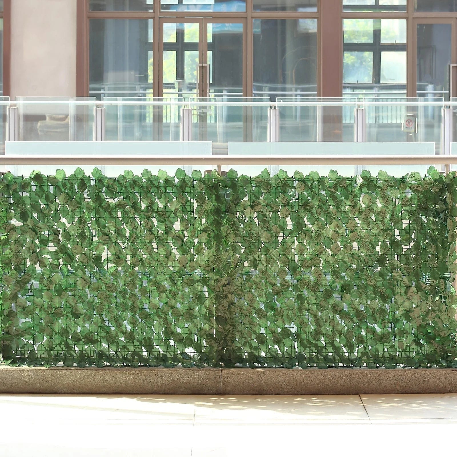 12 Artificial Ivy Privacy Screen Fence Wall Panel - Dark Green ARTI_PAN02_IVY_GRN