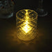12 Flameless 3" LED Tealight Candles with Acrylic Holders - Clear LED_CAND_VT003_CLR