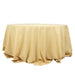 132" Premium Polyester Round Tablecloth Wedding Party Table Linens TAB_136_CHMP_PRM