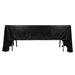 60"x126" Polyester Rectangular Tablecloth with Sequin Dots TAB_SHIM_60126_BLK