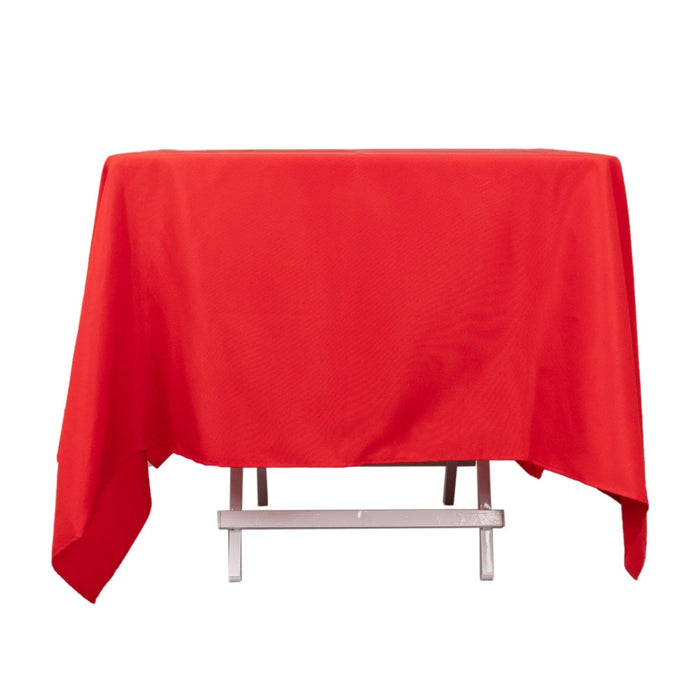 70" x 70" Premium Polyester Square Tablecloth TAB_SQUR_70_RED_PRM