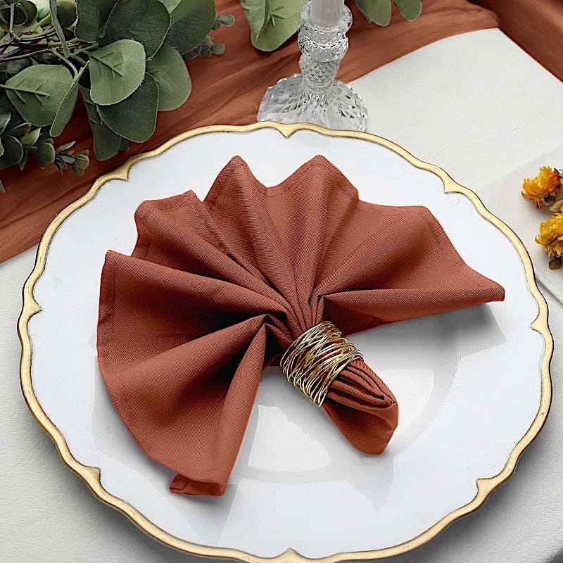 5 Polyester Table Napkins 17