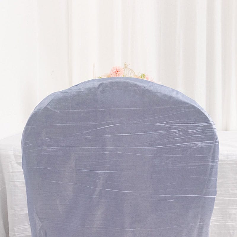 Crinkle Crushed Taffeta Banquet Chair Cover