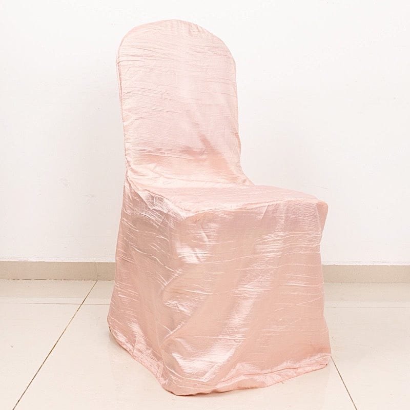 Crinkle Crushed Taffeta Banquet Chair Cover