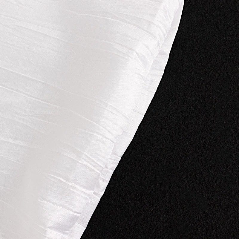 Crinkle Crushed Taffeta Banquet Chair Cover