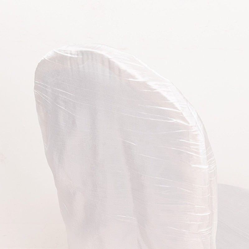 Crinkle Crushed Taffeta Banquet Chair Cover