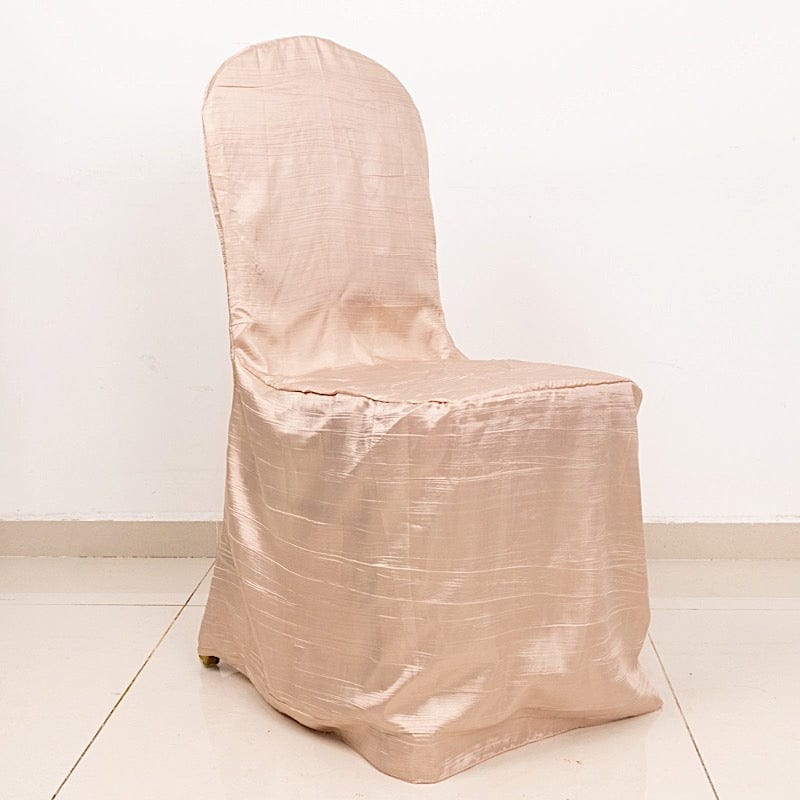 Crinkle Crushed Taffeta Banquet Chair Cover
