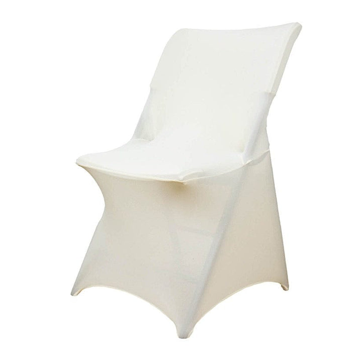 Stretchable Fitted Premium Spandex Lifetime Folding Chair Cover CHAIR_SPLIFE_IVR