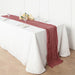 10 ft Cheesecloth Table Runner Cotton Wedding Linens RUN_CHES_MAUV