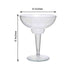 10 pcs 12 oz. Clear Margarita Glasses - Disposable Tableware PLST_CU0031_CLR