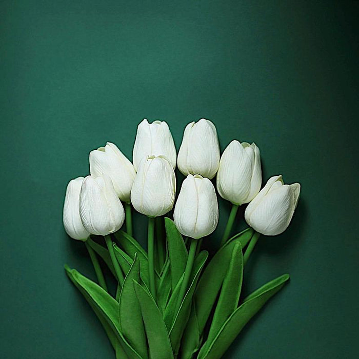 10 pcs 13" tall Single Stem Foam Tulips Flowers