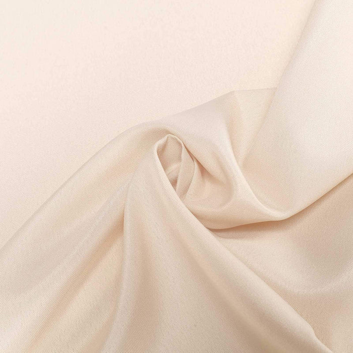 108" Polyester Round Tablecloth Wedding Party Table Linens - Beige TAB_108_081_POLY