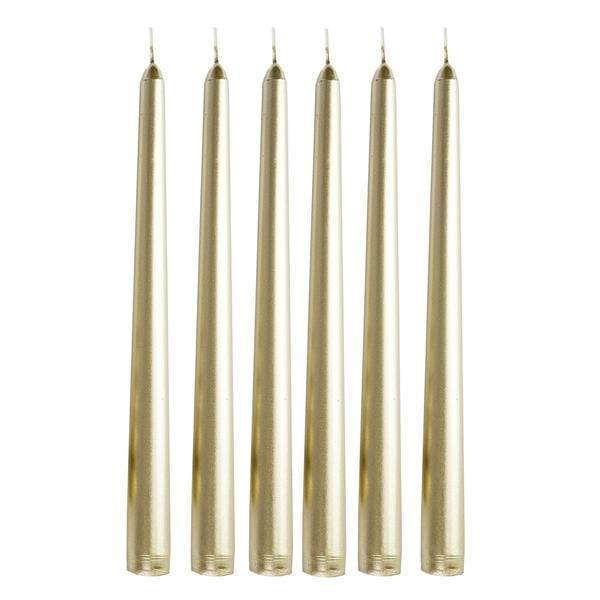 12 pcs 10" tall Premium Taper Candles CAND_TP10_GOLD