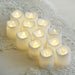 12 pcs Flameless LED Tealight Candles Lights - White LED_CAND_TL002_WHT