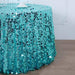120" Large Payette Sequin Round Tablecloth