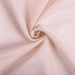 120" Round Premium Faux Burlap Polyester Tablecloth - Blush TAB_JUTE02_120_046