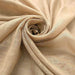 120" Round Premium Faux Burlap Polyester Tablecloth - Natural Brown TAB_JUTE02_120_NAT