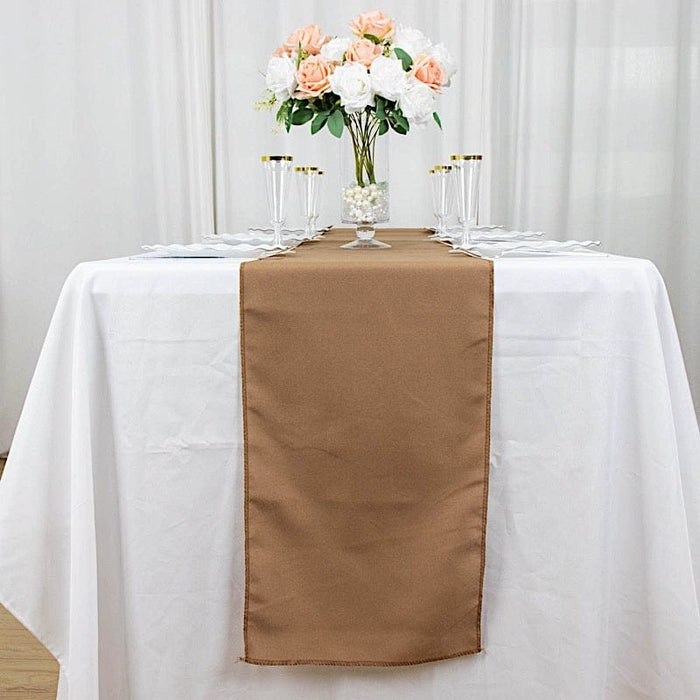 12x108" Polyester Table Top Runner Wedding Decorations RUN_POLY_TAUP