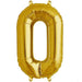 16" Mylar Foil Balloon - Gold Numbers BLOON_16GD_0