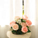 2 Bushes 14 Silk Peony and 72 Hydrangeas Flowers - Light Pink and Blush
