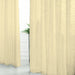 2 pcs 52"x96" Faux Linen Curtains with Chrome Grommets