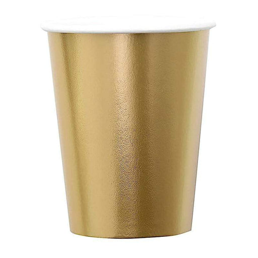 24 9 oz Metallic All Purpose Paper Cups - Disposable Tableware DSP_PCUP_006_9_PARENT