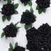 24 pcs 5" Foam Rose Flowers Stems ARTI_FOAMRS05_5_BLK