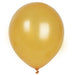 25 pcs 12" Metallic Latex Balloons BLOON_RND_GOLD