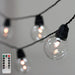 26 ft long 25 LED String Lights Battery Operated Garland - Warm White LED_BALL05_CLR