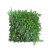 4 Artificial Boxwood and Fern Leaves Foliage UV Protected Wall Backdrop Panels 13 sq ft - Green ARTI_5062_GRN_30