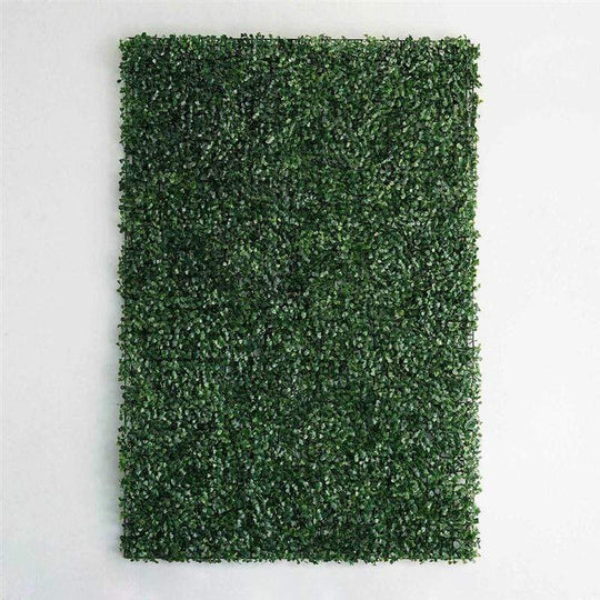4 pcs Boxwood Leaves UV Protected Wall Backdrop Panels 11 sq ft - Green ARTI_5062_GRN_01
