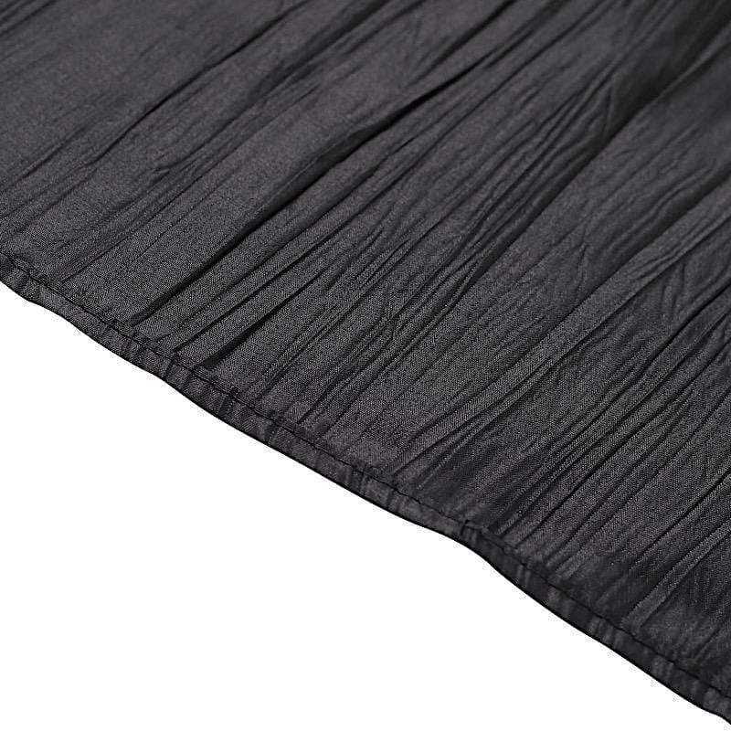 5 Accordion Crinkled Taffeta Dinner Napkins