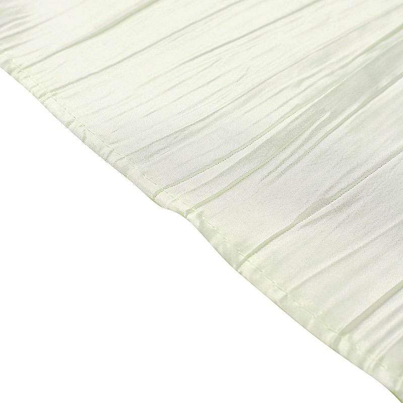 5 Accordion Crinkled Taffeta Dinner Napkins