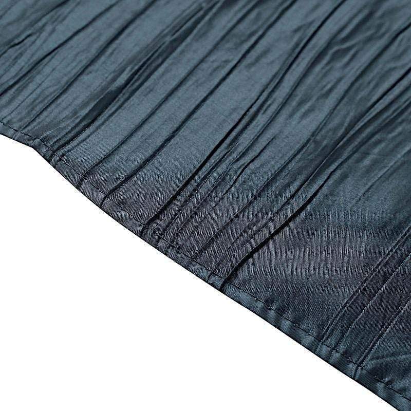 5 Accordion Crinkled Taffeta Dinner Napkins