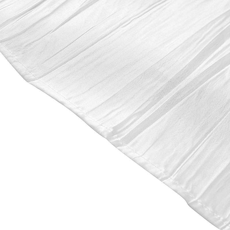 5 Accordion Crinkled Taffeta Dinner Napkins