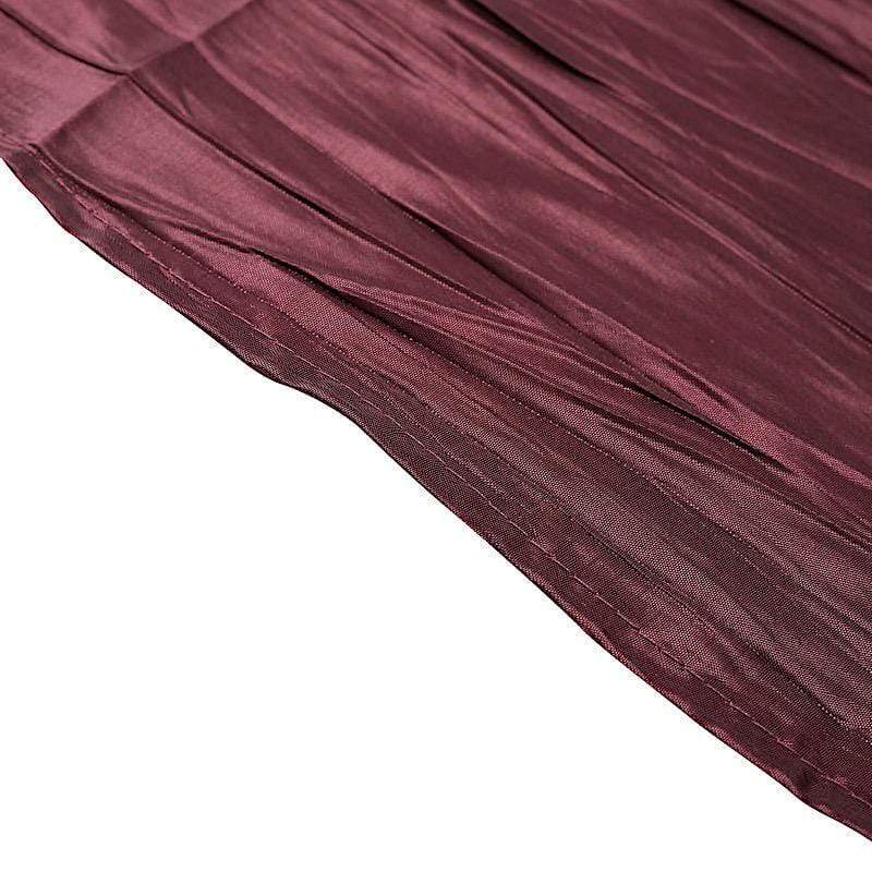 5 Accordion Crinkled Taffeta Dinner Napkins