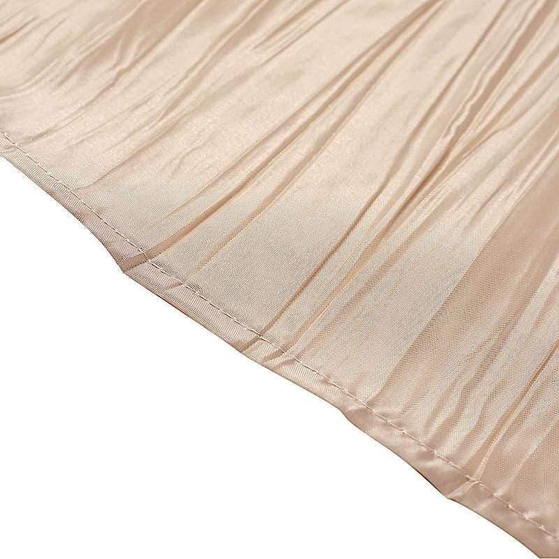 5 Accordion Crinkled Taffeta Dinner Napkins