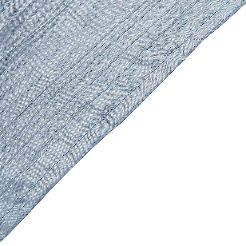 5 Accordion Crinkled Taffeta Dinner Napkins