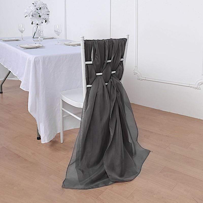 5 pcs Premium Chiffon Wide Chair Sashes