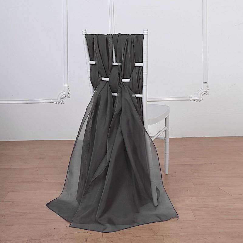 5 pcs Premium Chiffon Wide Chair Sashes