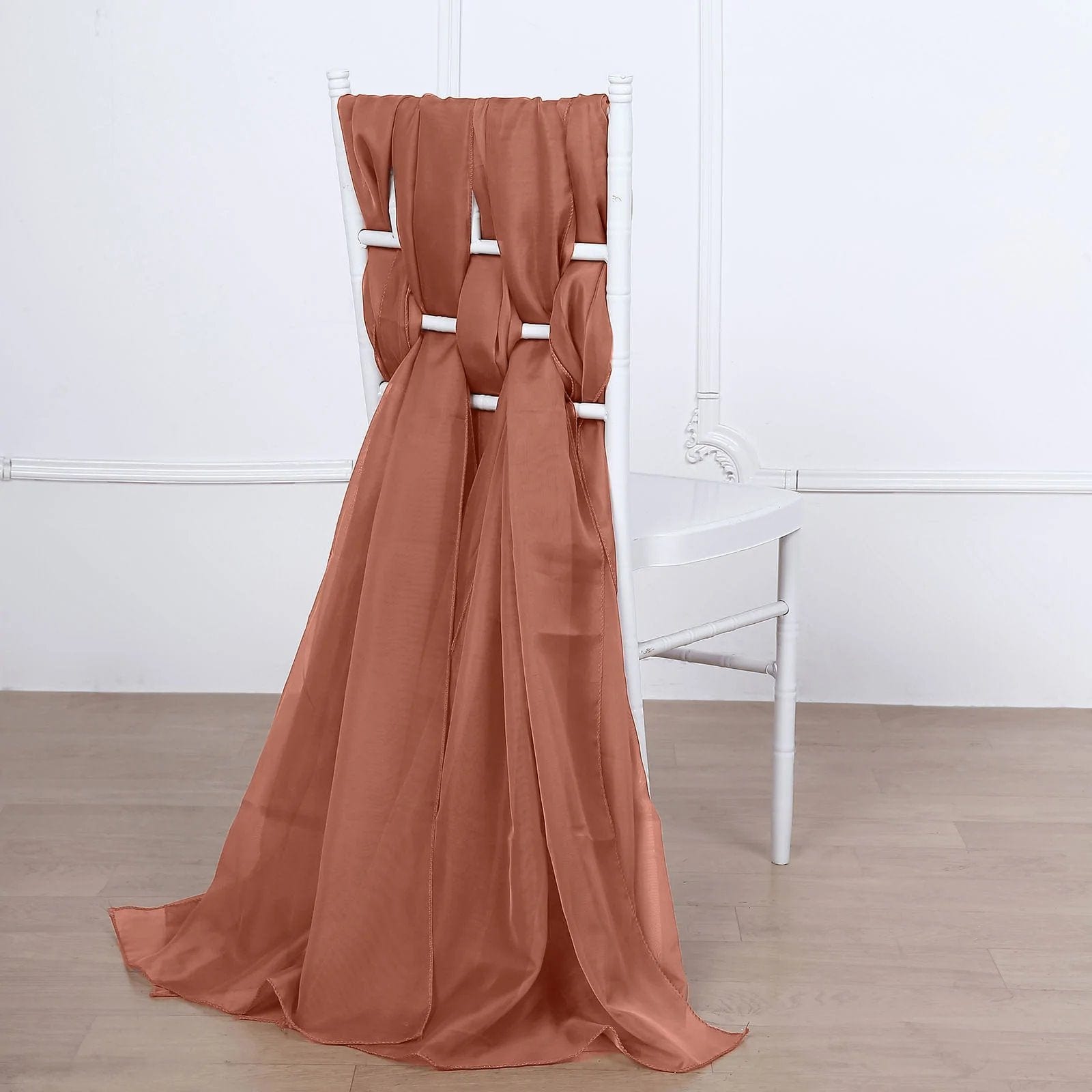 5 pcs Premium Chiffon Wide Chair Sashes