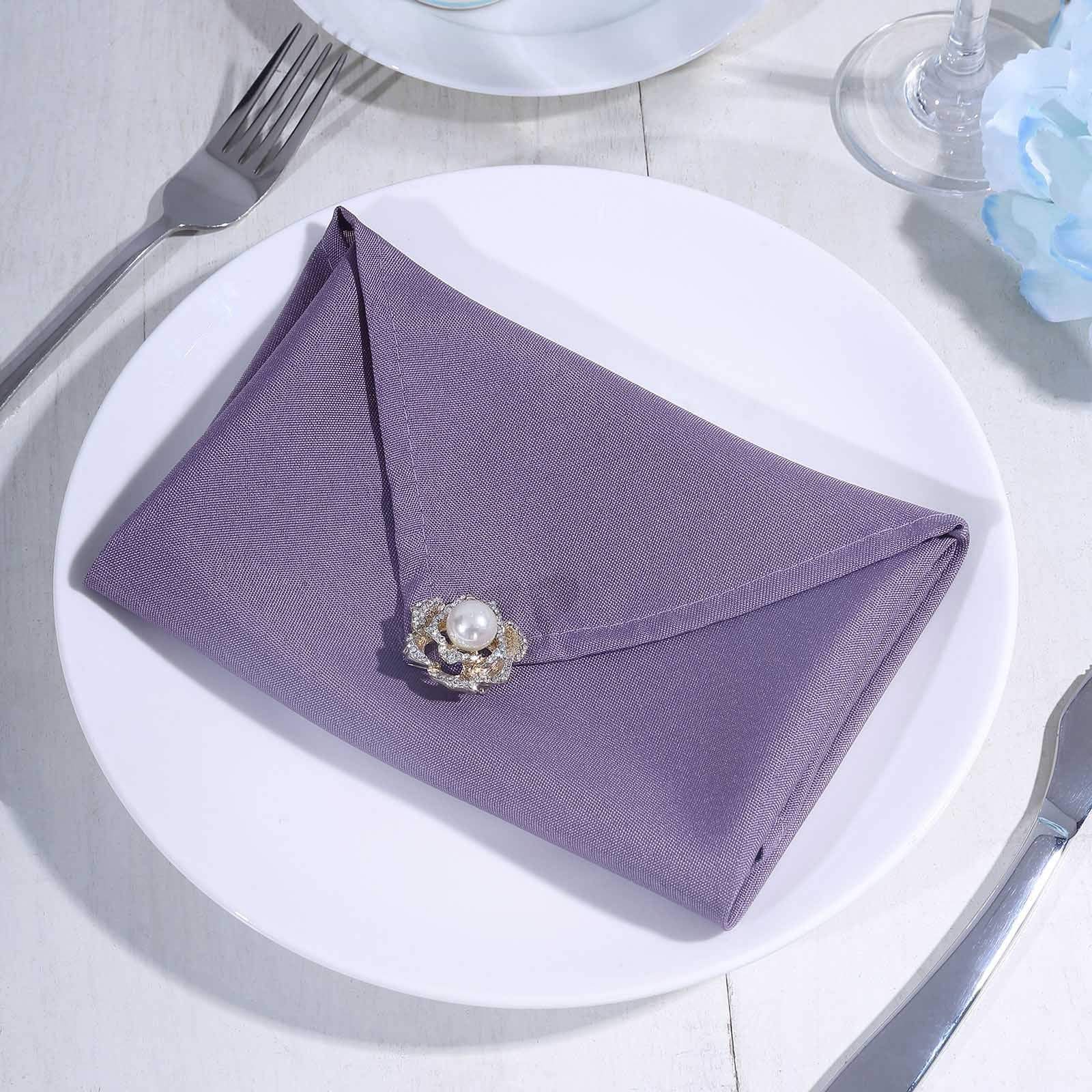 5 Polyester Napkins 17