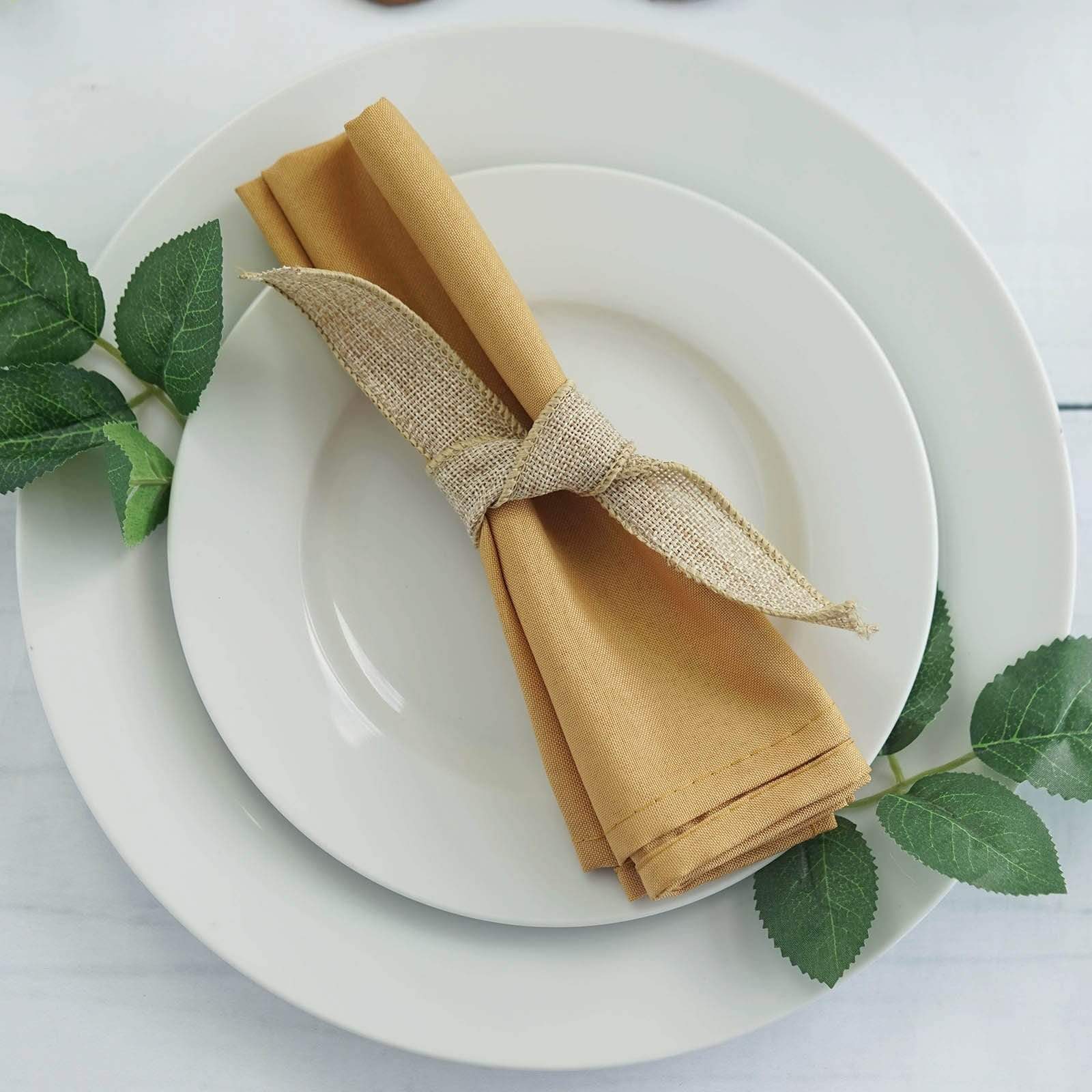 5 Polyester Napkins 17