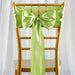 5 Satin Chair Sashes Bows Ties Wedding Decorations SASHP_SS_APPL