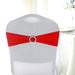 5 Spandex Stretchable Chair Sashes with Silver Diamond Ring Buckle