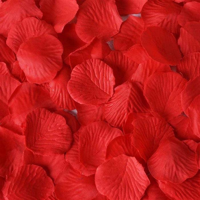 500 Silk Rose Petals Wedding Decorations PET_BAG_RED