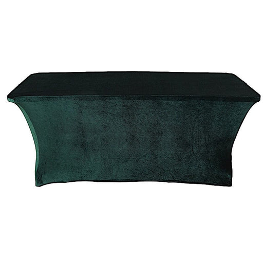 6 ft Fitted Premium Velvet Tablecloth Rectangular Table Cover TAB_REC_SPX6FT_VEL_036