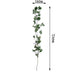 6 ft long 5 Silk Rose Flowers Garland with Leaves and Bendable Wire Vines