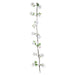 6 ft long Silk Rose Garland with Leaves and Bendable Wire Vines ARTI_GRLD_RS01_WHT